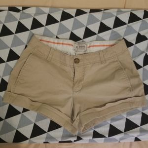 Old navy favorite khaki perfect 3.5" shorts